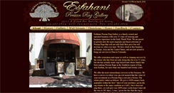 Desktop Screenshot of esfahanipersianruggallery.com